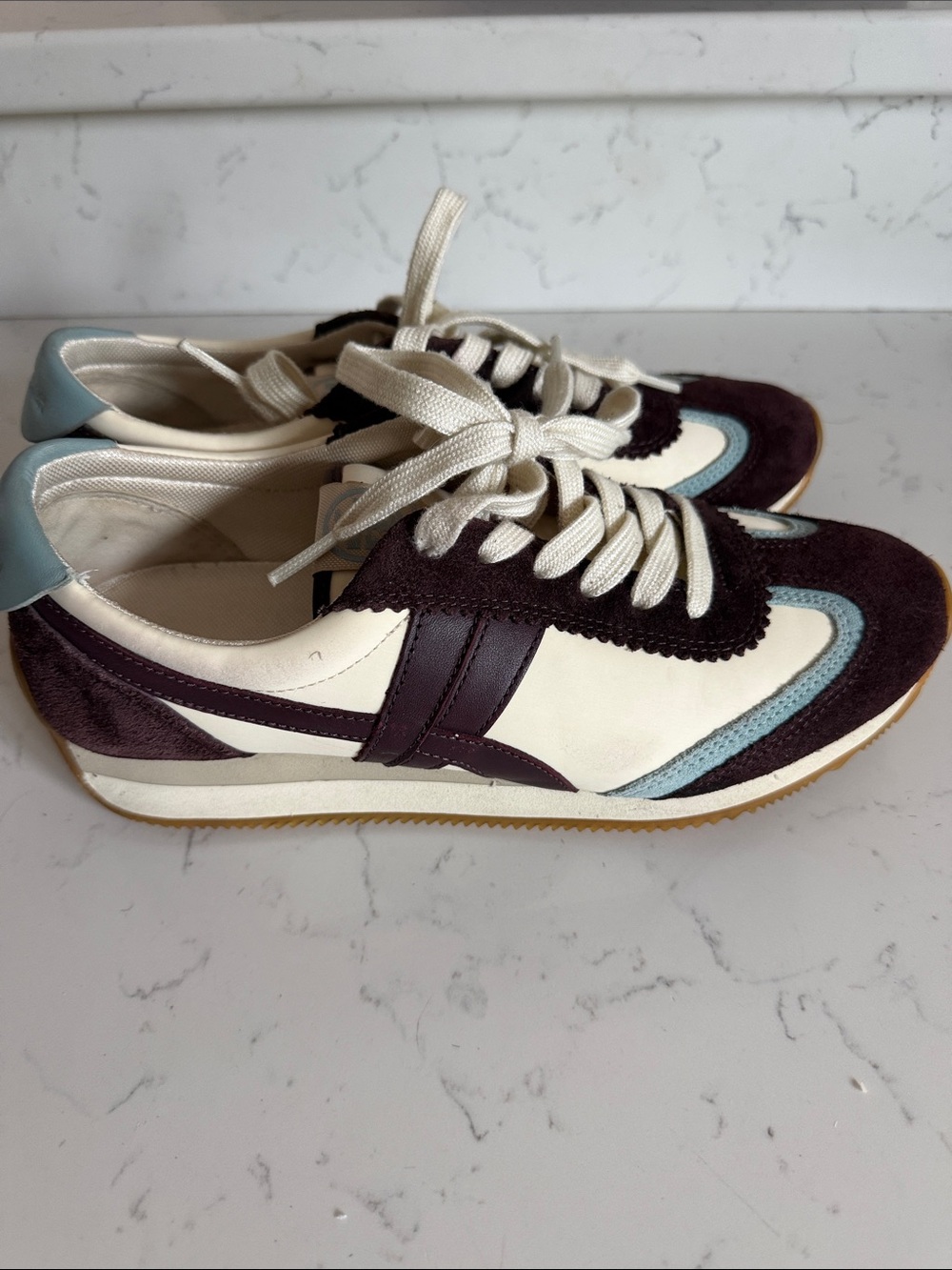Tory Burch Hank suede sneakers